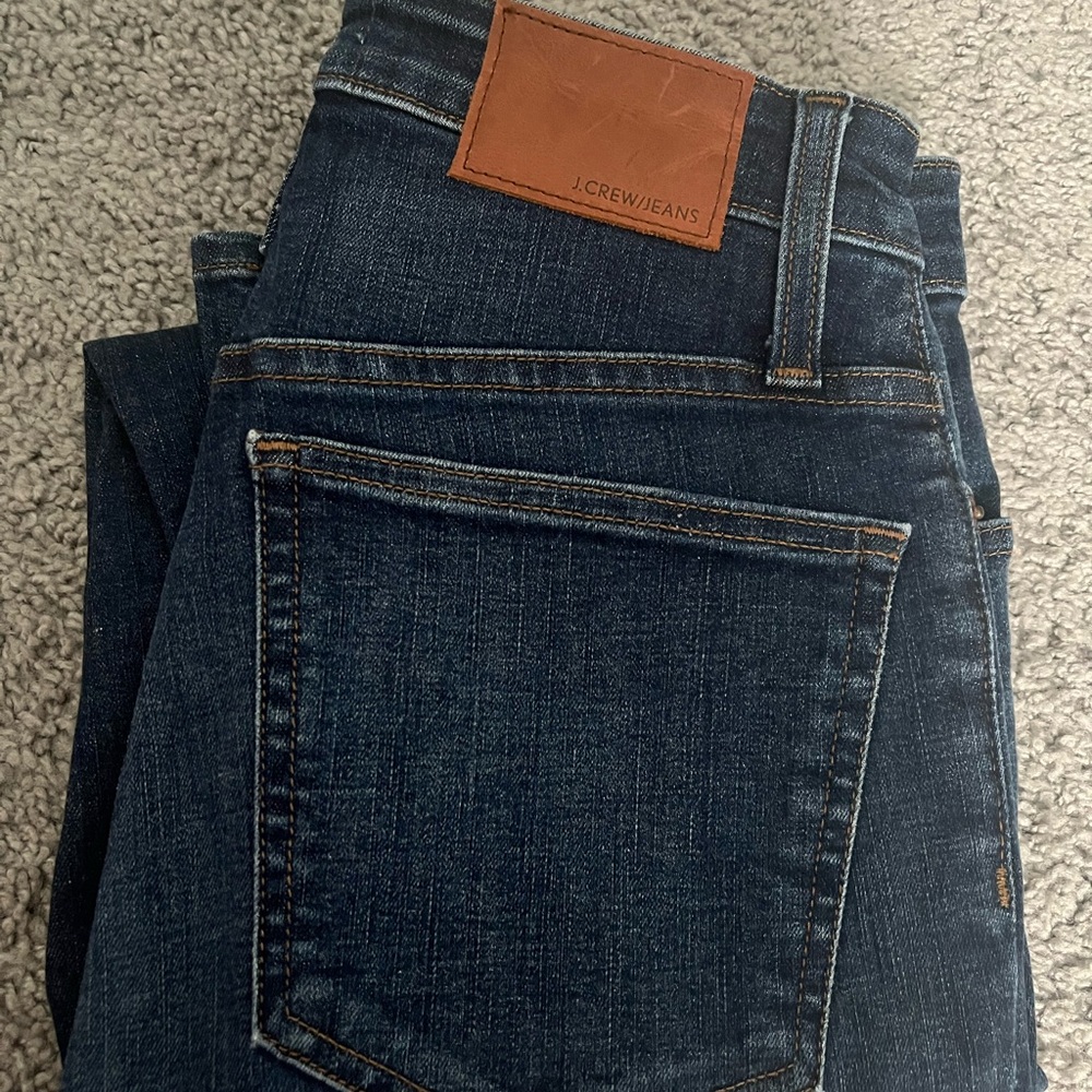 EUC J.Crew Ladies hi rise skinny jeans size 28